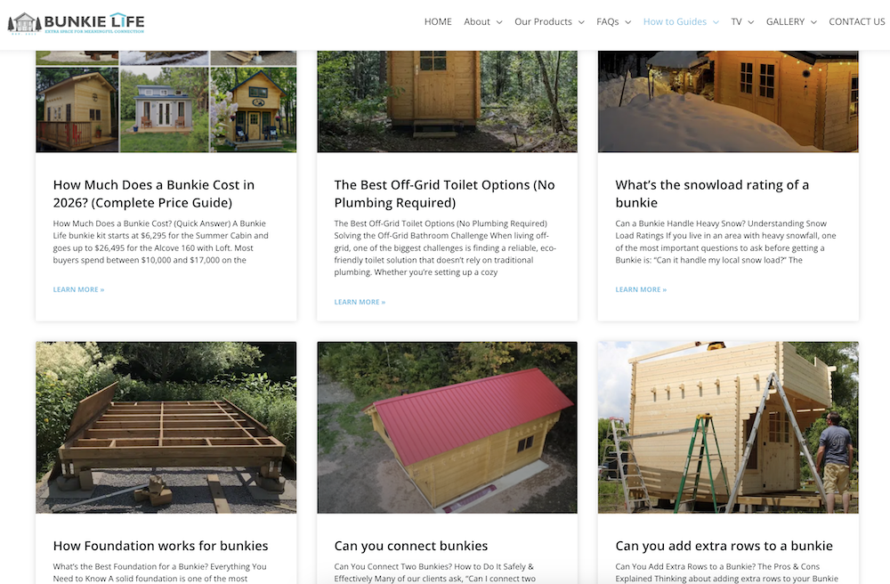 example cabin manufacturing company resources