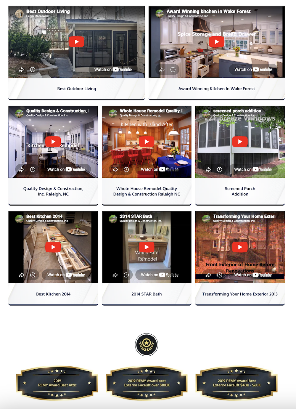 example website accolades