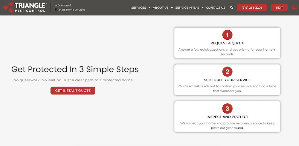 example website process