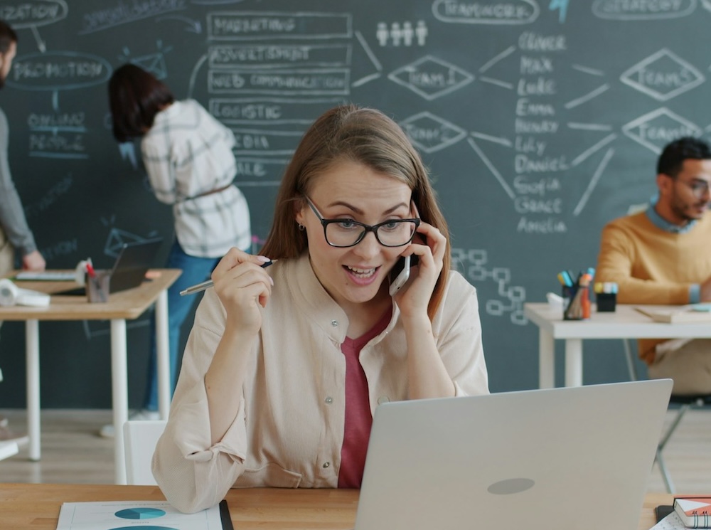 busy business owner or marketer