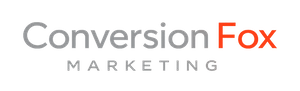 Conversion Fox Marketing text logo white transparent bg