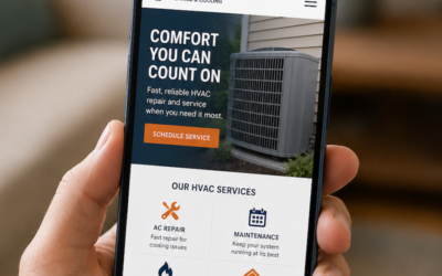 4 Refreshing Websites for HVAC Companies in Apex and Cary, NC