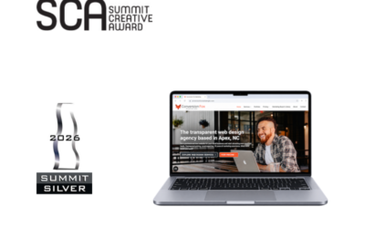 Conversion Fox Marketing Wins Silver in the 2026 Summit Creative Awards for B2B Website Design