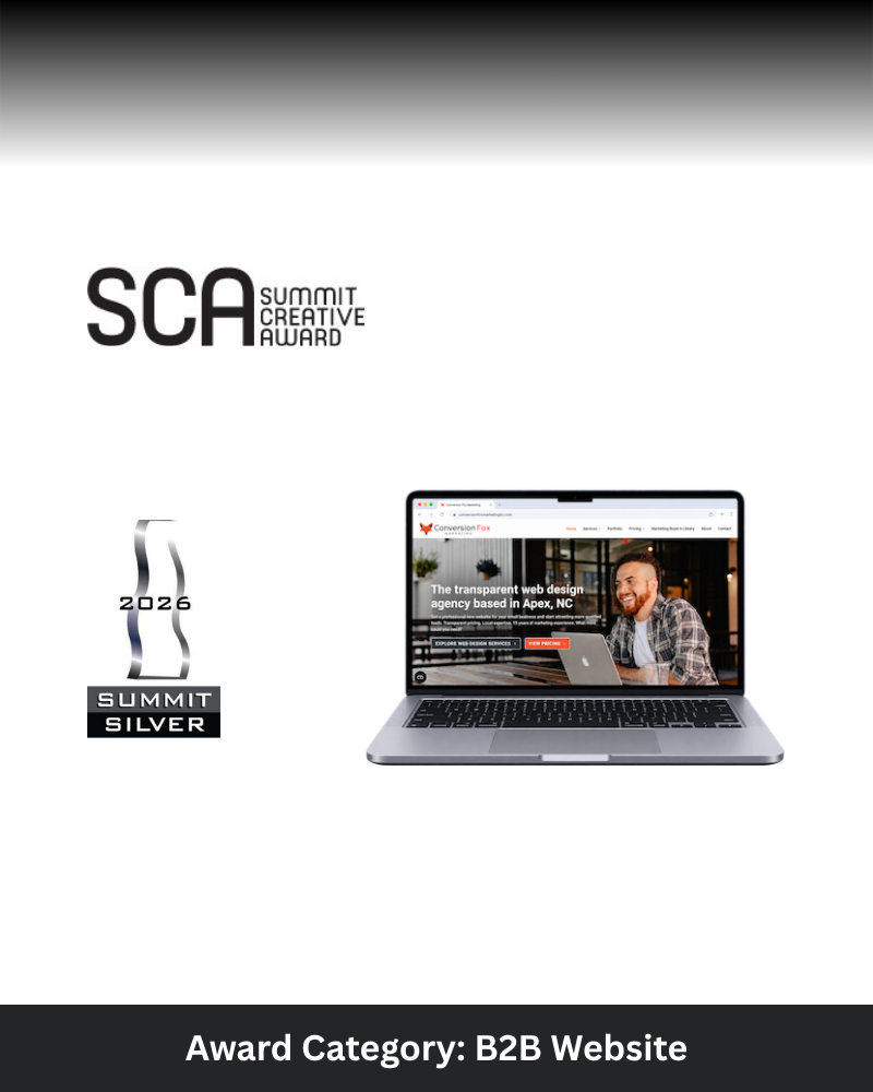 conversion fox marketing 2026 summit creative award winner